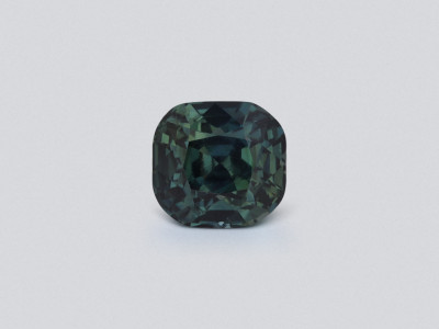 Негретый сапфир Teal в огранке кушон 3,03 карата, Мадагаскар photo