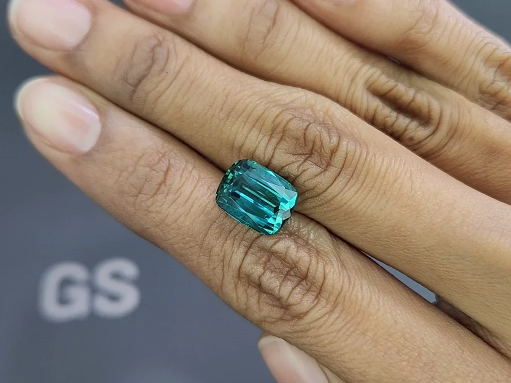 Турмалин Lagoon в огранке кушон 5,23 карат, Афганистан Изображение №2