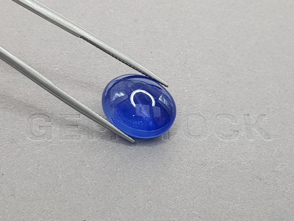 Звездчатый сапфир цвета Royal Blue без облагораживания 19,17 карат, Шри-Ланка, GRS Изображение №8
