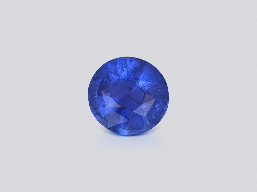 Негретый сапфир Cornflower Blue в огранке овал 4,08 карат, Шри-Ланка Изображение №1