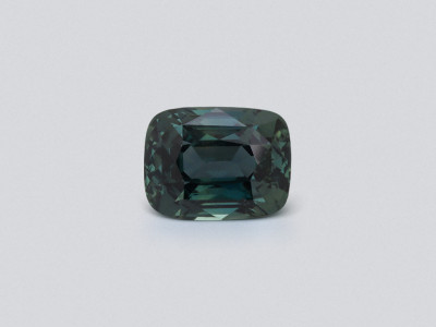 Негретый сапфир Teal в огранке кушон 2,57 карат, Мадагаскар photo