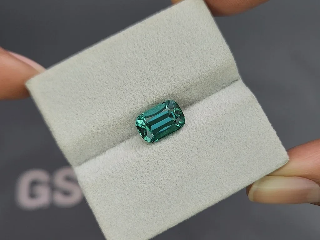 Турмалин Lagoon в огранке кушон 2.87 карат, Афганистан Изображение №4