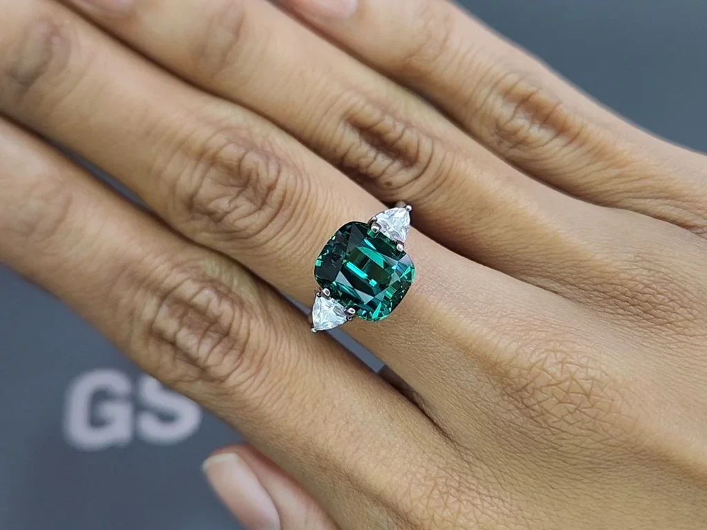 Турмалин Lagoon в огранке кушон 6.03 карат, Афганистан Изображение №5