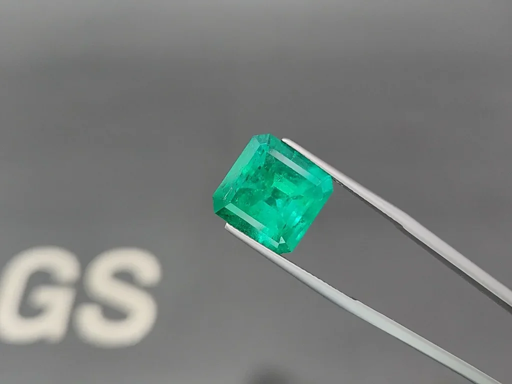 Крупный изумруд Intense Green в огранке октагон 11,85 карат, Колумбия  Изображение №3