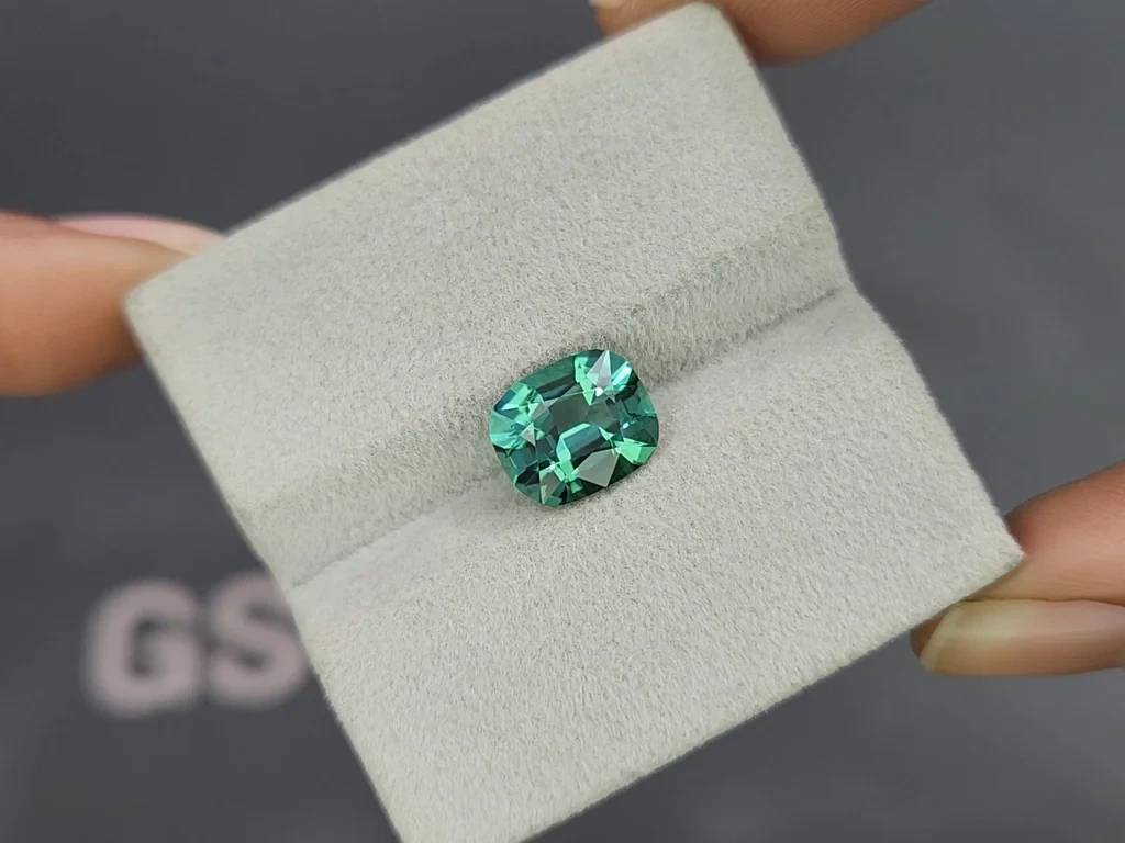 Турмалин Lagoon в огранке кушон 3.01 карат, Афганистан Изображение №4