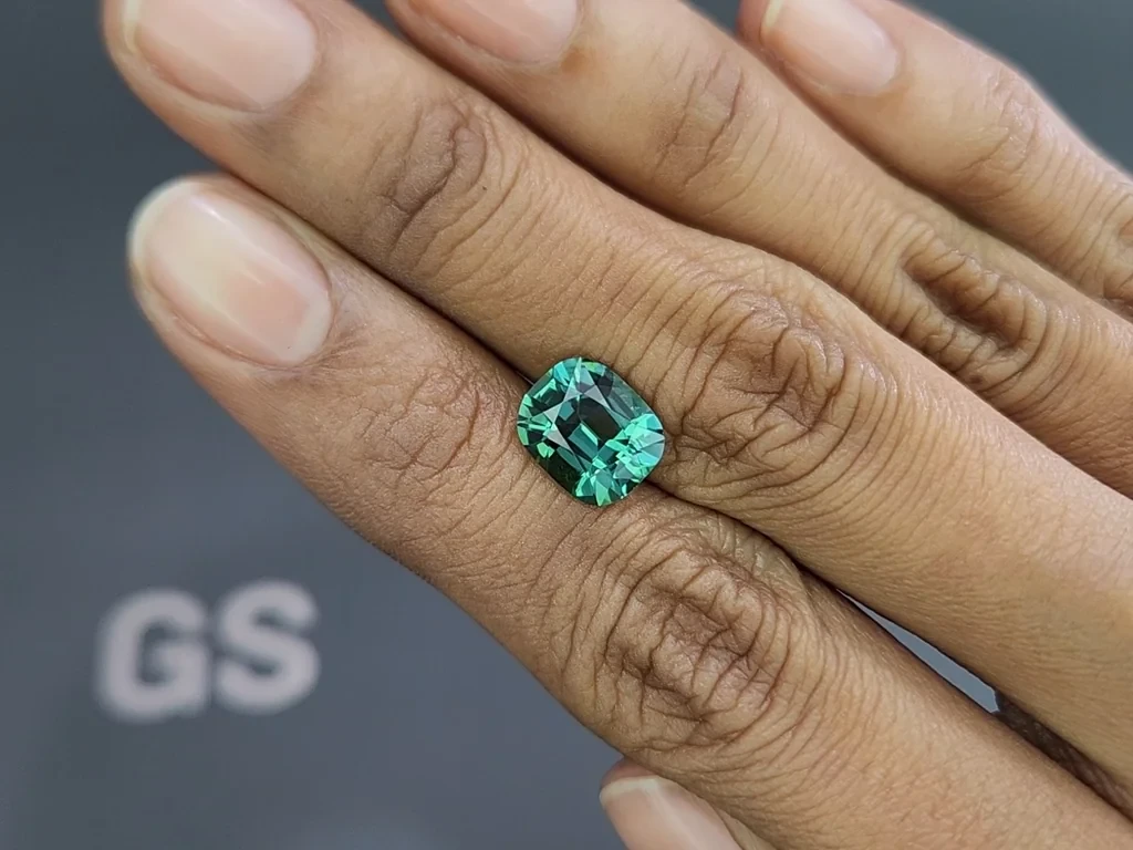 Турмалин Lagoon в огранке кушон 3.01 карат, Афганистан Изображение №2