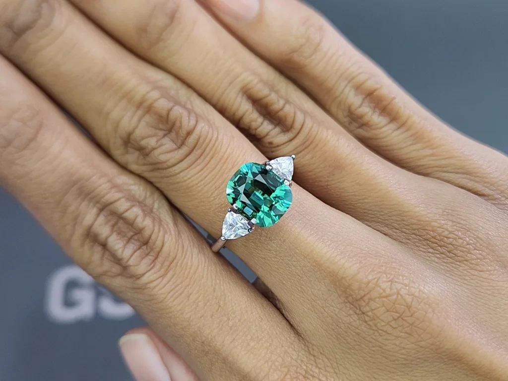 Турмалин Lagoon в огранке кушон 3.01 карат, Афганистан Изображение №5