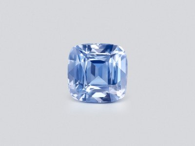 Негретый сапфир Pastel Blue в огранке кушон 3,50 карата, Шри-Ланка photo