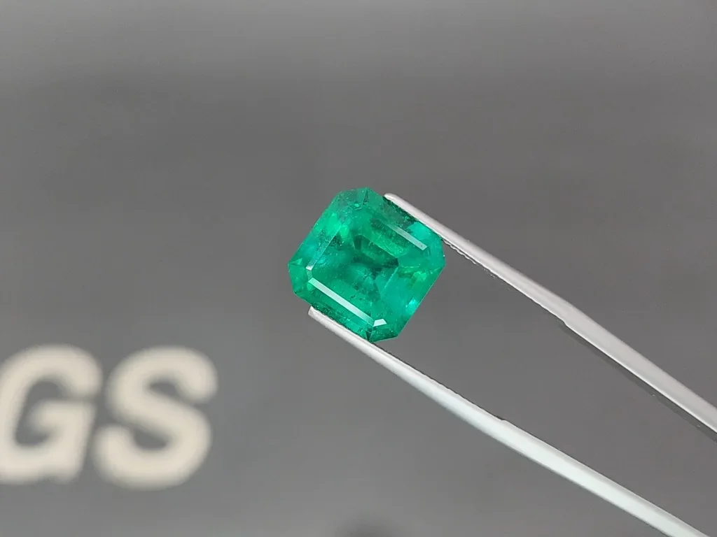 Изумруд Vivid Green в огранке октагон 8,55 карат, Колумбия Изображение №3