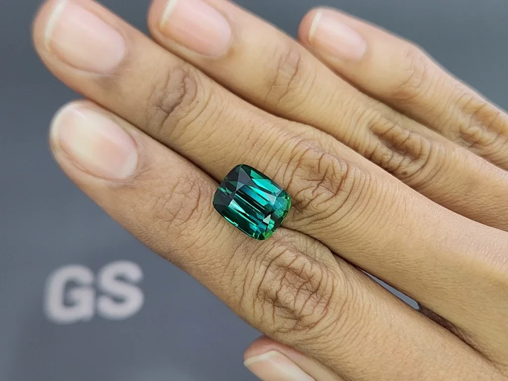 Турмалин Lagoon в огранке кушон 7,49 карат, Афганистан Изображение №2