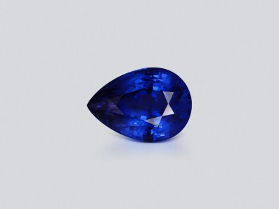 Сапфир Cornflower Blue в огранке груша 15,25 карата, Шри-Ланка photo