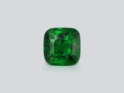 Гранат цаворит Vibrant Green в огранке кушон 5,02 карат, Танзания photo