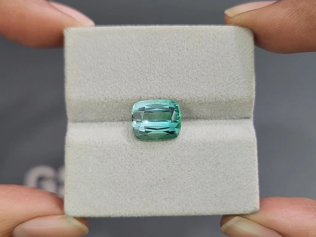 Турмалин Lagoon в огранке кушон 4,47 карат, Афганистан Изображение №4