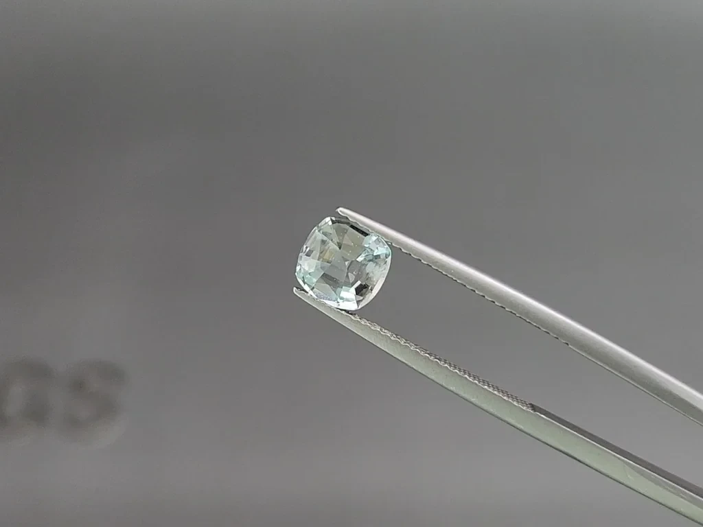 Сет аквамаринов в огранке кушон 1,77 карат, Мадагаскар Изображение №3