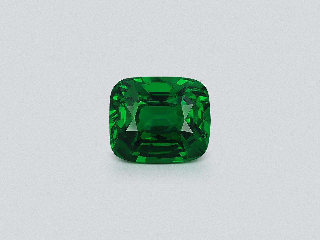 Гранат цаворит Vivid Green в огранке кушон 2,01 карат, Танзания  Изображение №1