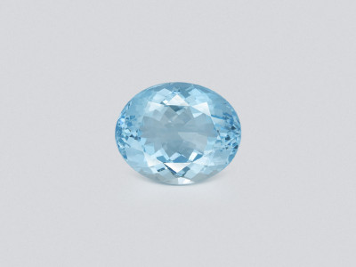Аквамарин в огранке овал 10,25 карат, Мадагаскар  photo