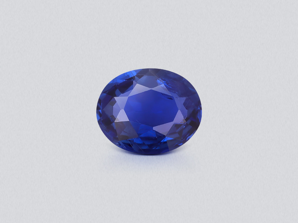 Сапфир Royal Blue в огранке овал 0,82 карат, Шри-Ланка  Изображение №1