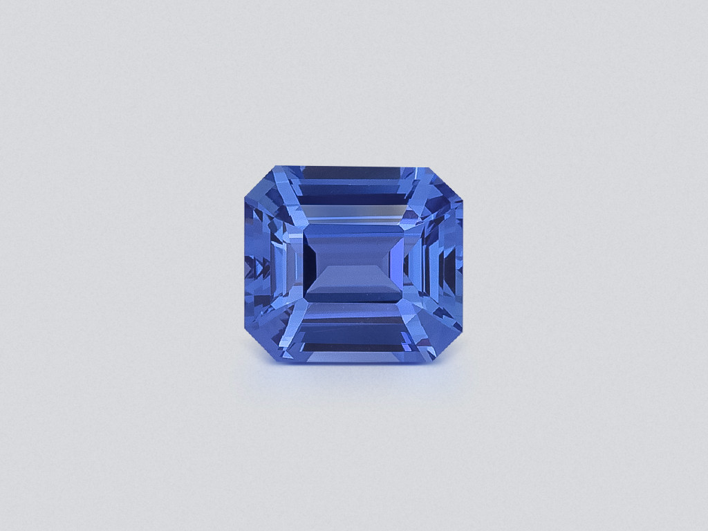 Негретый сапфир Cornflower Blue в огранке октагон 1,03 карат, Шри-Ланка Изображение №1