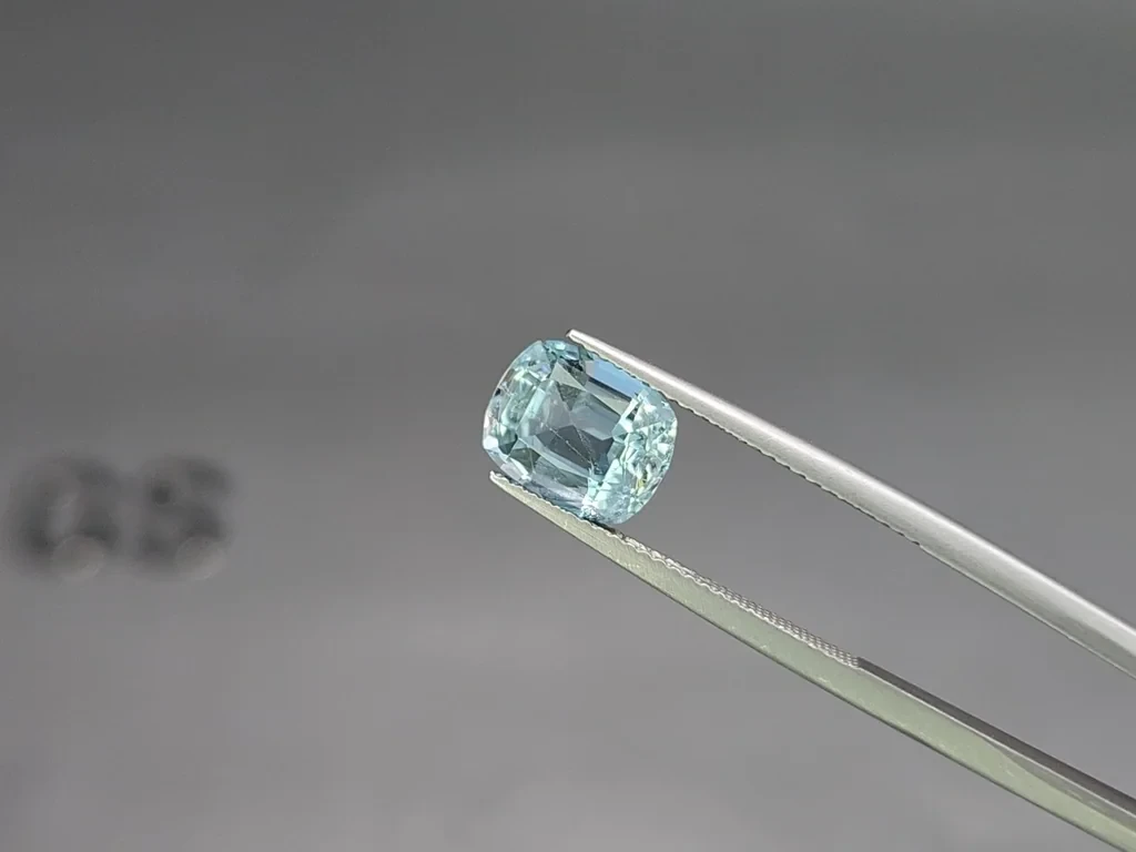 Сет аквамаринов в огранке кушон 5,23 карат, Мадагаскар Изображение №3