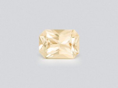 Желтый сапфир Pastel Yellow в огранке радиант 0,98 карата, Мадагаскар  photo