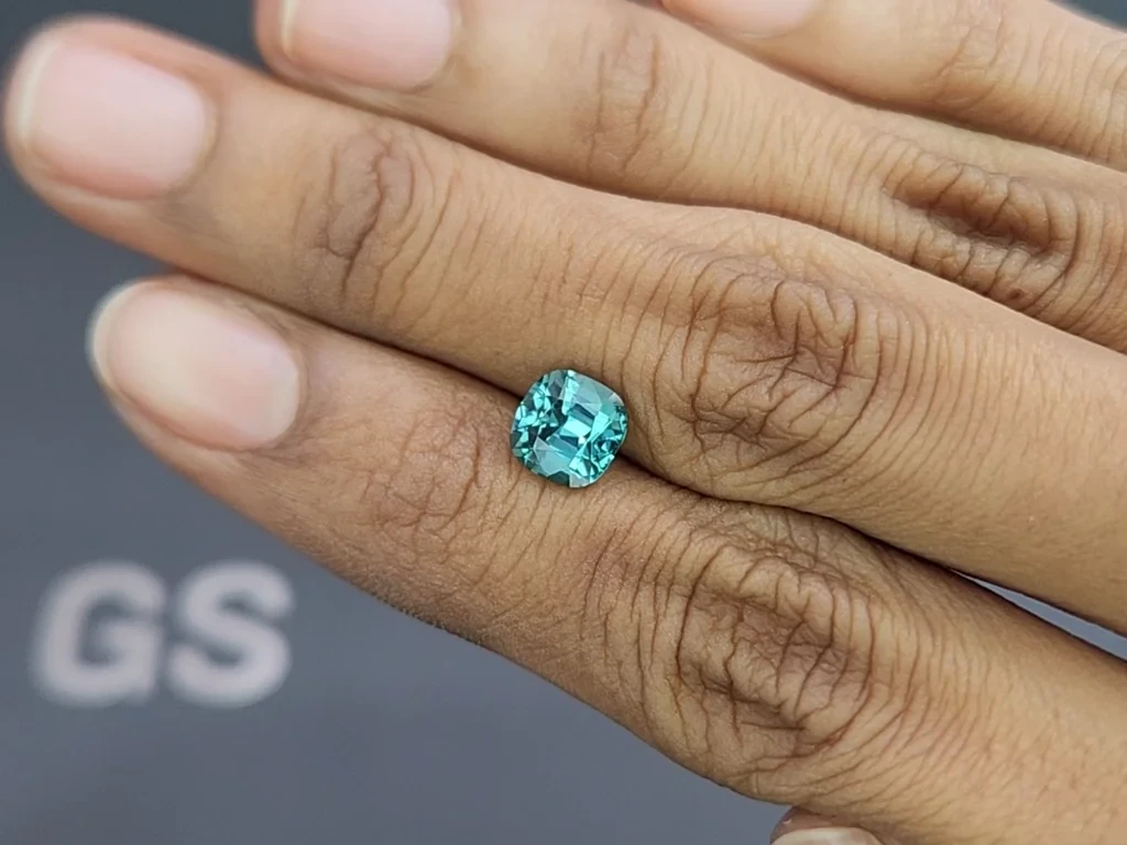 Турмалин Lagoon в огранке кушон 1.70 карат, Афганистан Изображение №2