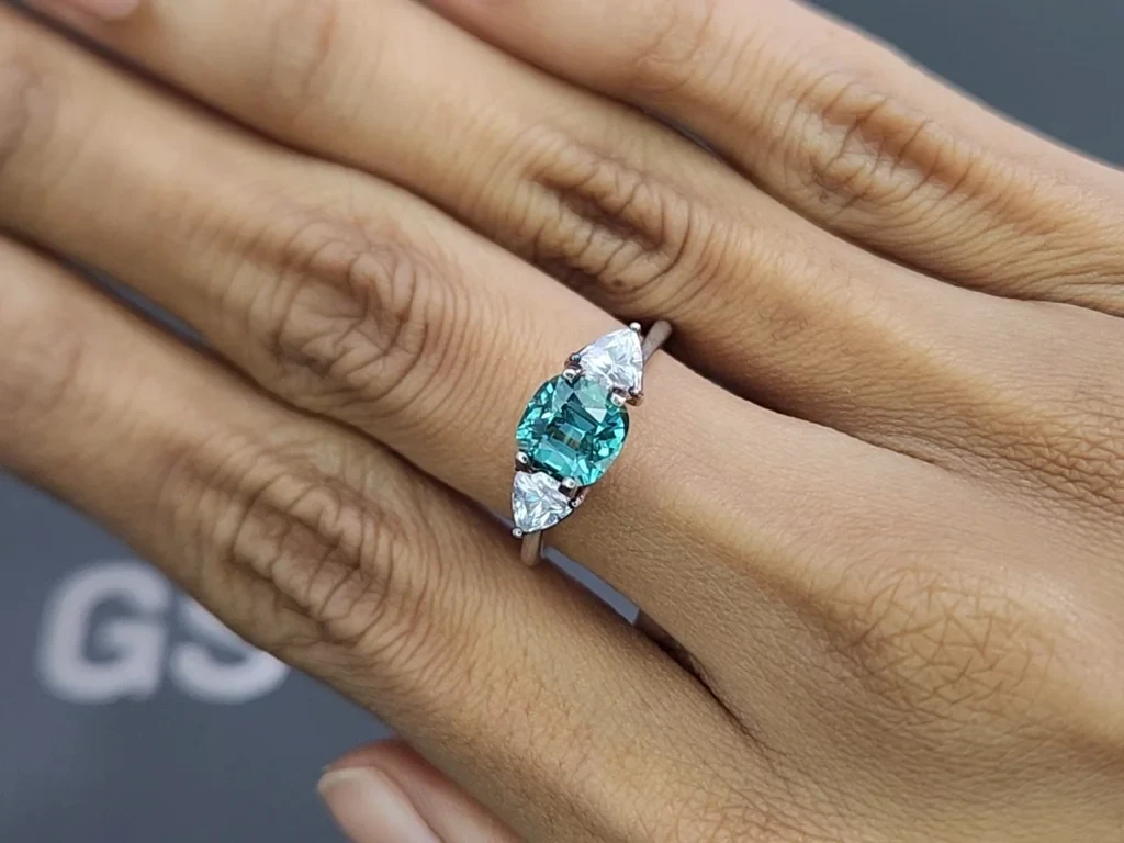 Турмалин Lagoon в огранке кушон 1.70 карат, Афганистан Изображение №5