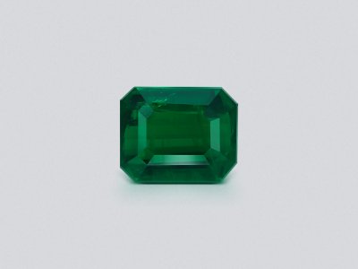 Изумруд Vivid Green в огранке октагон 1,72 карата, Панджшер  photo