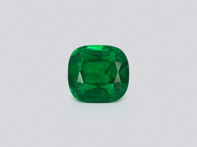Изумруд Vivid Green в огранке кушон 1,84 карата, Пакистан photo