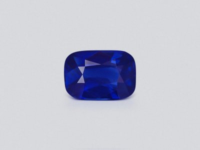 Синий сапфир цвета Royal Blue в огранке кушон 2,55 карата, Шри-Ланка  photo