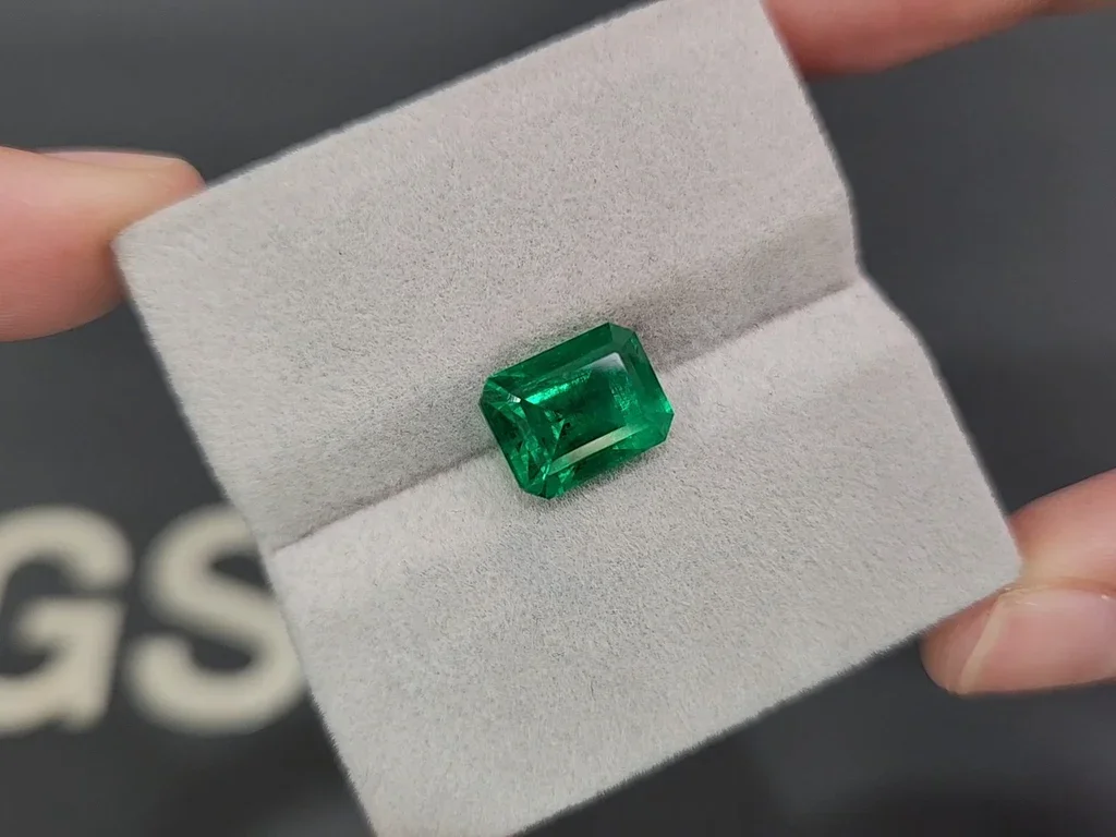 Изумруд Verdant green в огранке октагон 4,03 карата, Панджшер Изображение №4
