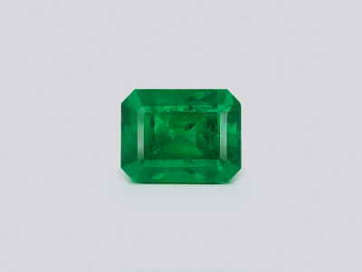 Изумруд Verdant green в огранке октагон 4,03 карата, Панджшер photo
