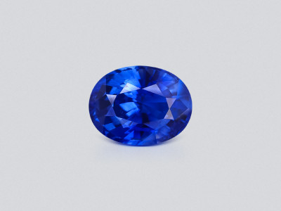 Сапфир Royal Blue в огранке овал 5,72 карат, Шри-Ланка  photo