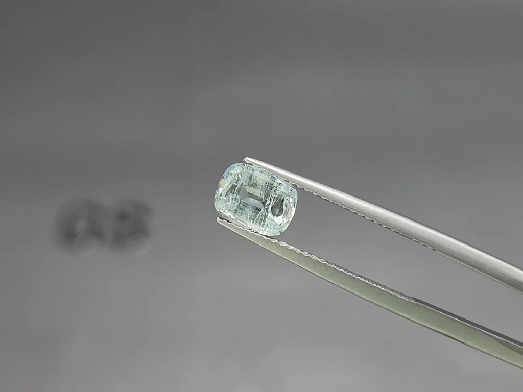 Сет аквамаринов в огранке кушон 2,20 карат, Мадагаскар Изображение №3