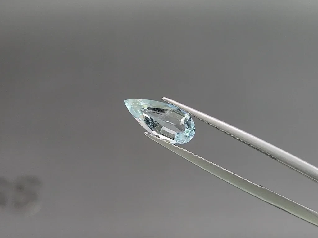 Сет аквамаринов в огранке груша 3,70 карат, Мадагаскар Изображение №3