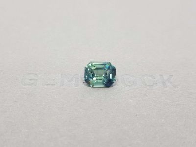 Полихромный сапфир цвета Teal 4,11 карата, Нигерия, GFCO