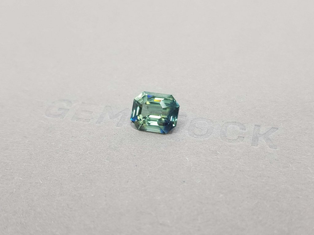 Полихромный сапфир цвета Teal 4,11 карата, Нигерия, GFCO Изображение №3