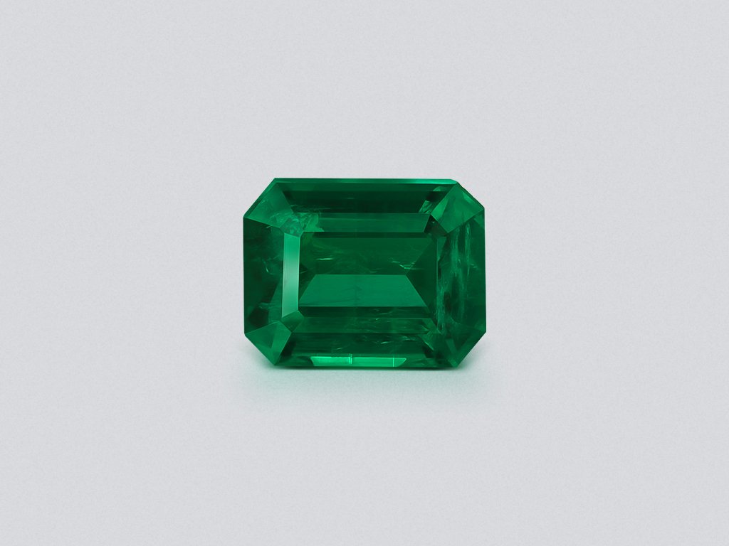 Изумруд Vivid Green в огранке октагон 1,86 карата, Пакистан Изображение №1