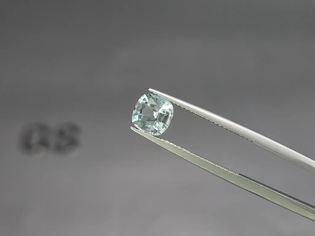 Сет аквамаринов в огранке кушон 1,82 карат, Мадагаскар Изображение №3