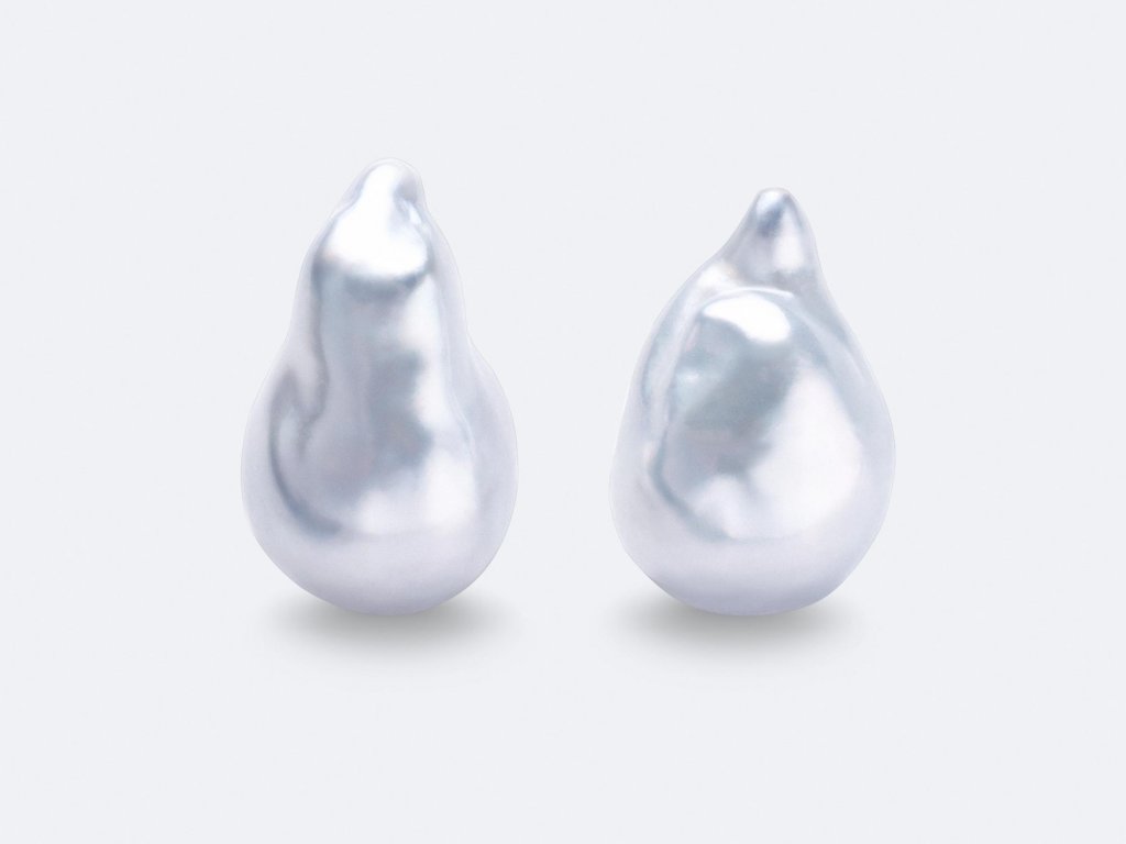 Барочный жемчуг Южных морей, пара 14-21 мм, Австралия Изображение №1