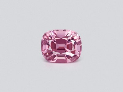 Негретый розовый турмалин цвета Baby Pink в огранке кушон 8,80 карата, Афганистан  photo