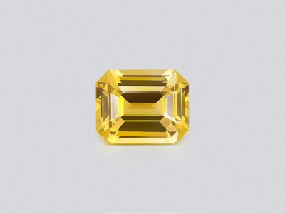 Сапфир цвета Vivid Yellow в огранке октагон 1,90 карата, Шри-Ланка photo