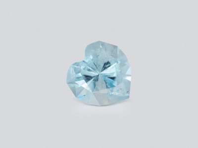 Аквамарин в огранке сердце 1,43 карат, Мадагаскар  photo