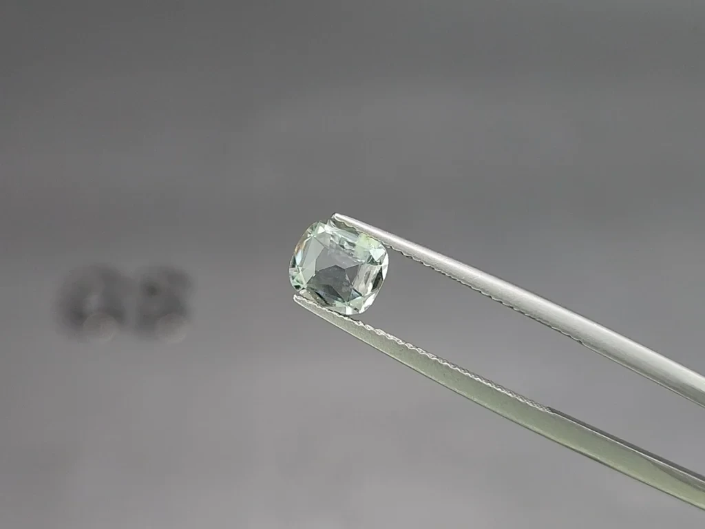 Сет аквамаринов в огранке кушон 1,65 карат, Мадагаскар Изображение №3