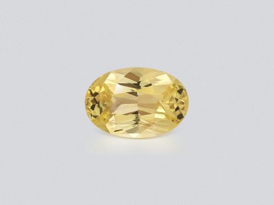 Сапфир Pastel Yellow в огранке овал 1,80 карат, Шри-Ланка photo