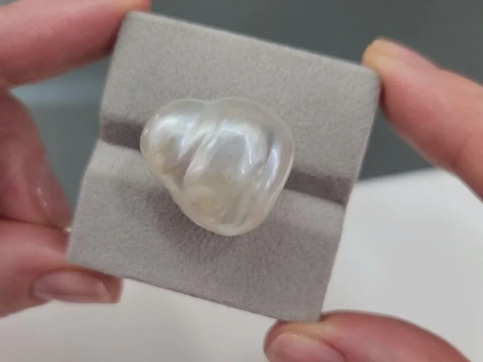 Жемчуг барочный формы Южных морей 19,3-21,0 мм, Австралия Изображение №4