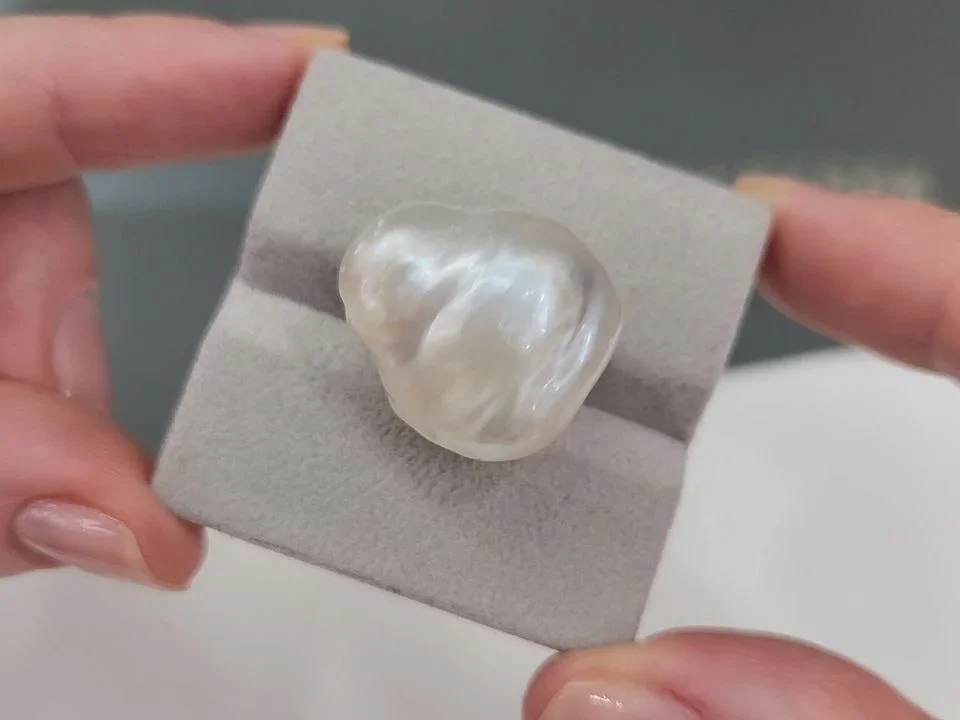 Жемчуг барочный формы Южных морей 20,0-21,6 мм, Австралия Изображение №5