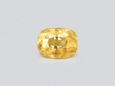 Негретый сапфир Pastel Yellow в огранке кушон 1,53 карата, Шри-Ланка photo