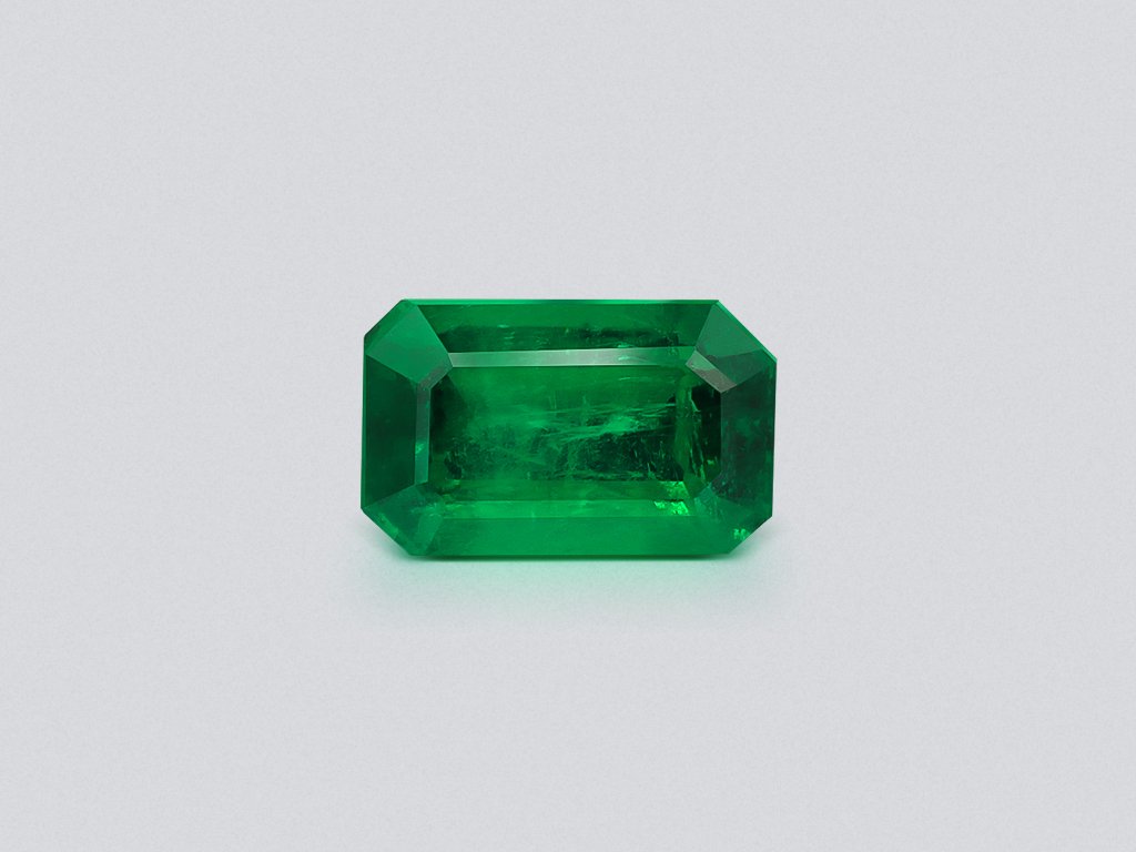 Изумруд Vivid Green в огранке октагон 1,85 карата, Пакистан Изображение №1