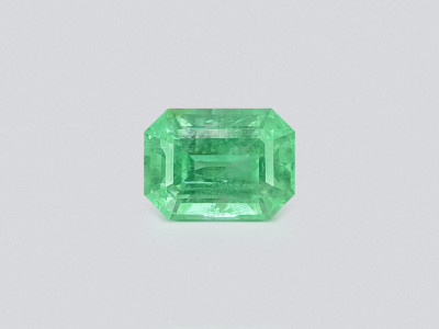 Турмалин Параиба Neon green в огранке октагон 7,58 карат, Мозамбик photo
