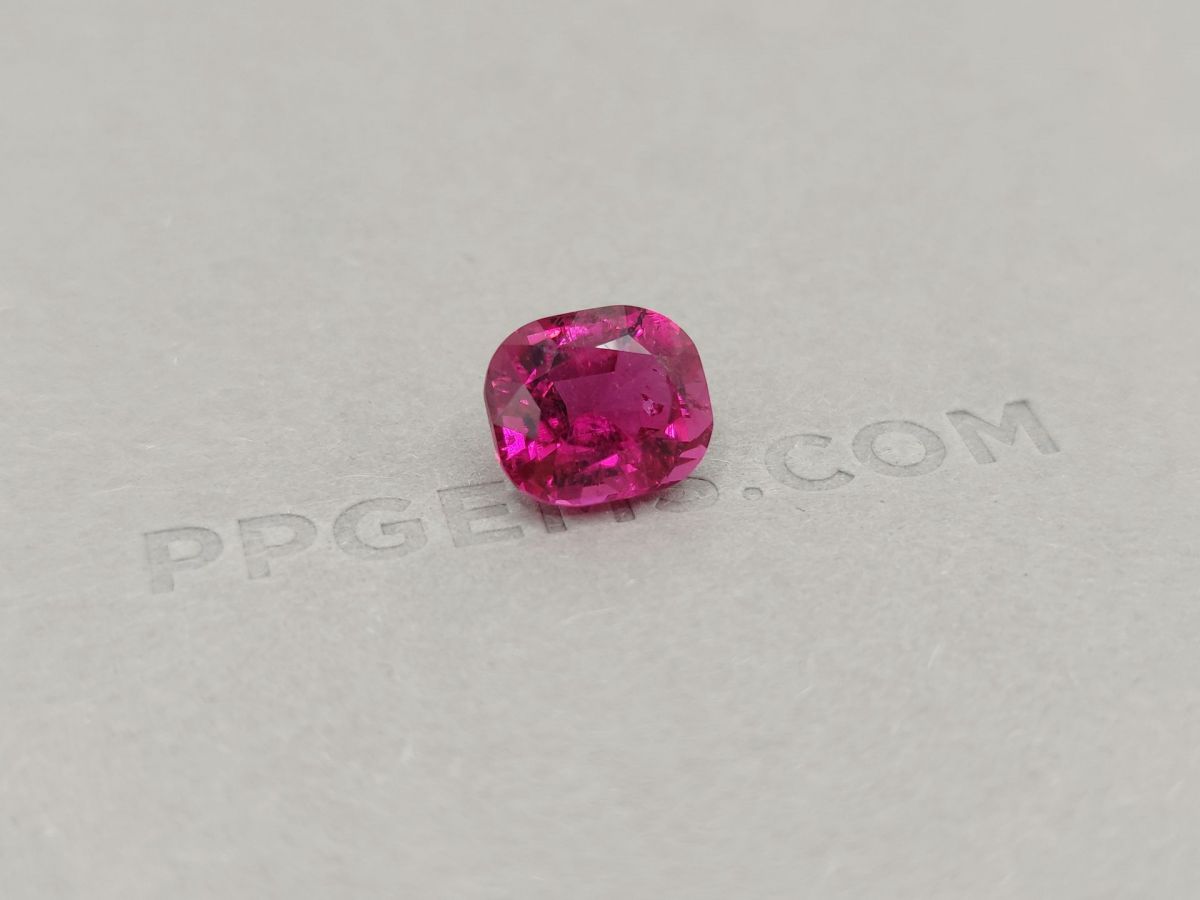Насыщенный розово-пурпурный рубеллит 6,63 карата фото №2